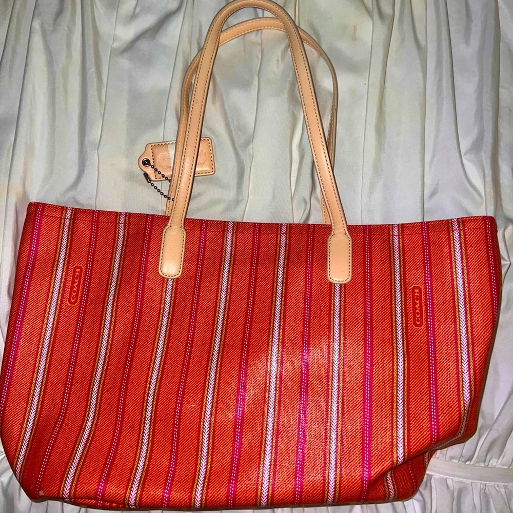 Coach Colorful Tote Bag